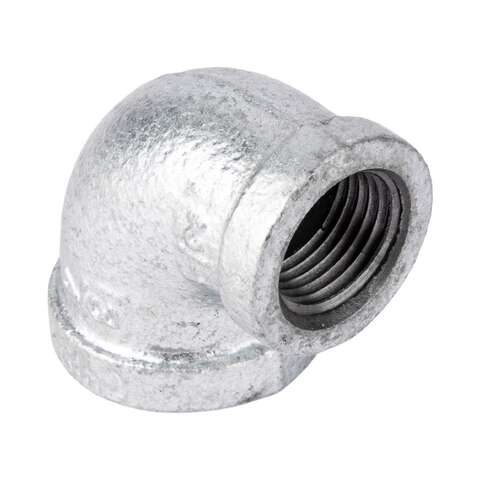 STZ Industries 3/4 in. FIP each X 1/2 in. D FIP Galvanized Malleable Iron 90 degree Reducing Elbow, Pack of 5