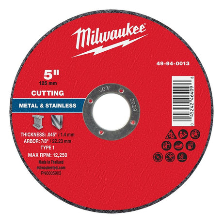 CUT-OFF WHEEL MTL TYP1 5X7/8IN