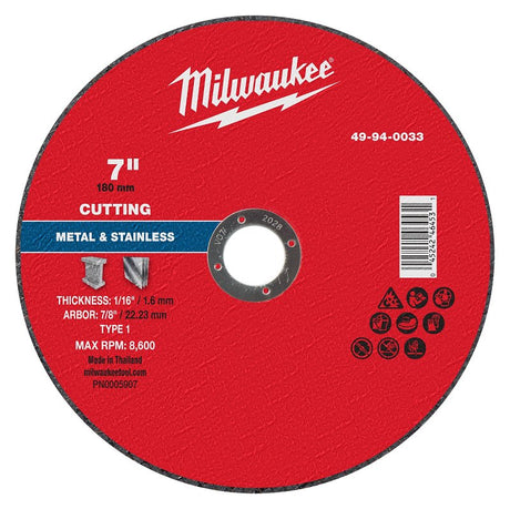 CUT-OFF WHEEL MTL TYP1 7X7/8IN