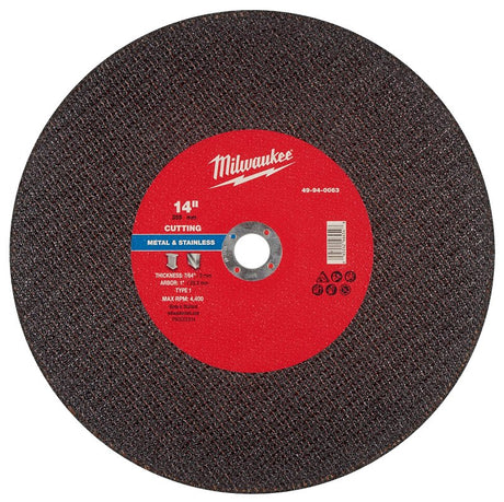 CUT-OFF WHEEL MTL TYPE1 14X1IN