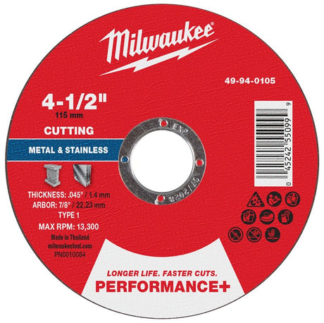 CUT-OFF WHL P-MTL TYP1 4.5X7/8