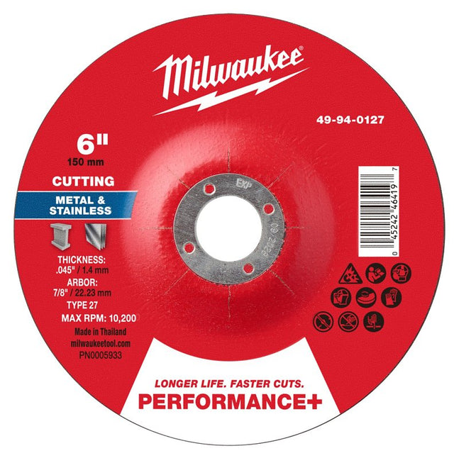 CUTOFF WHL P-MTL TYP27 6X7/8IN