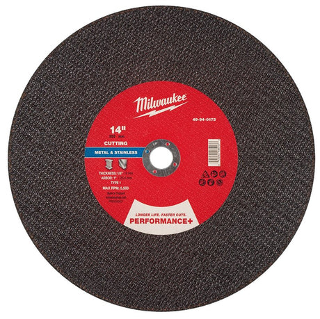 CUT-OFF WHEEL P-MTL 14X1/8X1IN