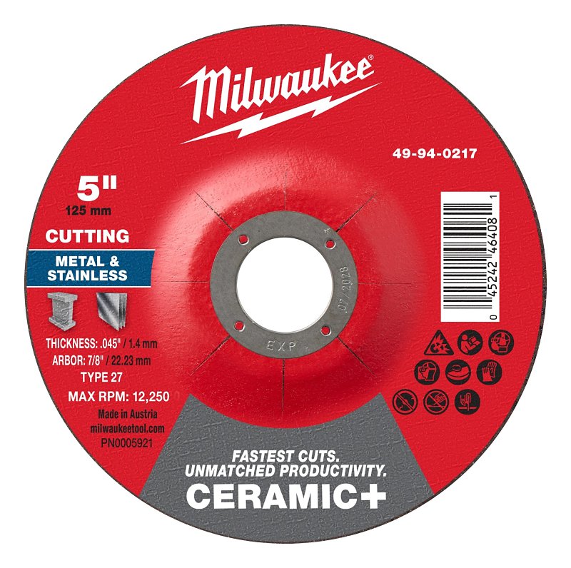 CUTOFF WHL C-MTL TYP27 5X7/8IN