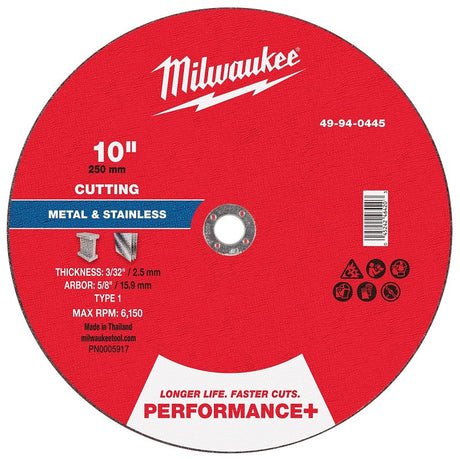 CUTOFF WHL P-MTL TYP1 10X5/8IN