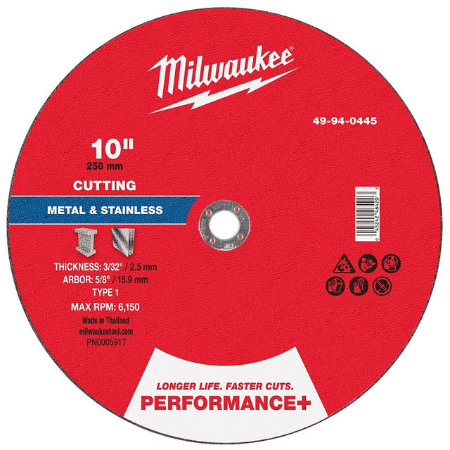 CUTOFF WHL P-MTL TYP1 10X5/8IN