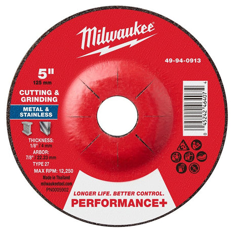 CUT&GRIND WHL P-DL MTL 5X7/8IN