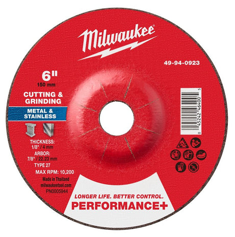 CUT&GRIND WHL P-DL MTL 6X7/8IN