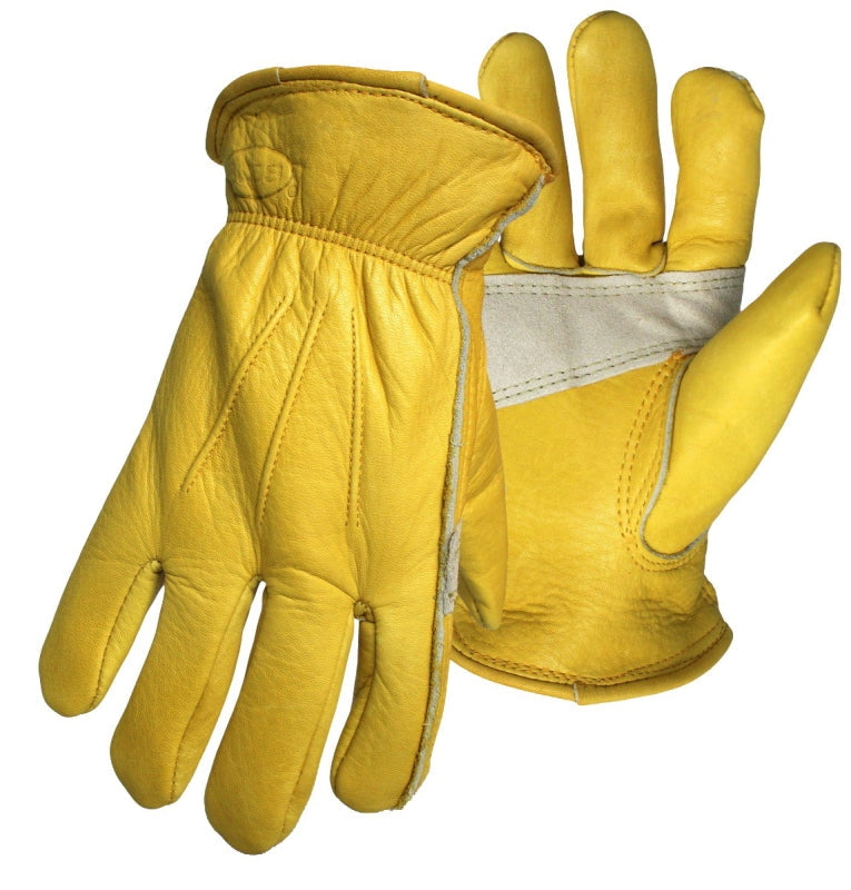 BOSS THERM 7134J Insulated Gloves, XL, Keystone Thumb, Self-Hemmed Open, Shirred Elastic Wrist Cuff