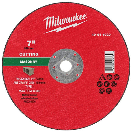 CUT-OFF WHL MSNRY TYP1 7X5/8IN