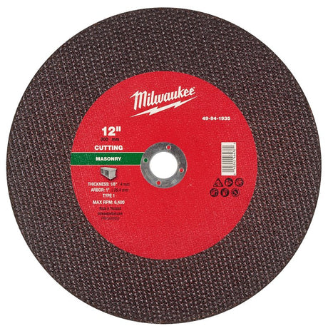 CUT-OFF WHL MSNRY TYPE1 12X1IN