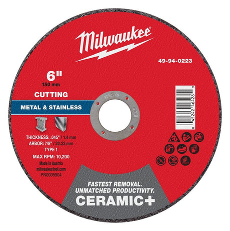 CUT-OFF WHL C-MTL TYP1 6X7/8IN