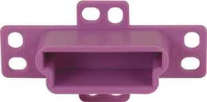 Prime-Line R 7133 Drawer Track Backplate, 3/4 in L, 2-3/4 in W, Nylon/Steel