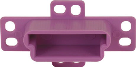 Prime-Line R 7133 Drawer Track Backplate, 3/4 in L, 2-3/4 in W, Nylon/Steel