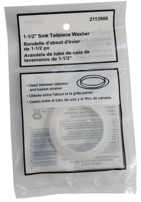 ProSource PMB-086 Tailpiece Washer, 1-3/4 in OD and 1-1/4 in ID, 1-1/2 in Dia, 1 mm Thick