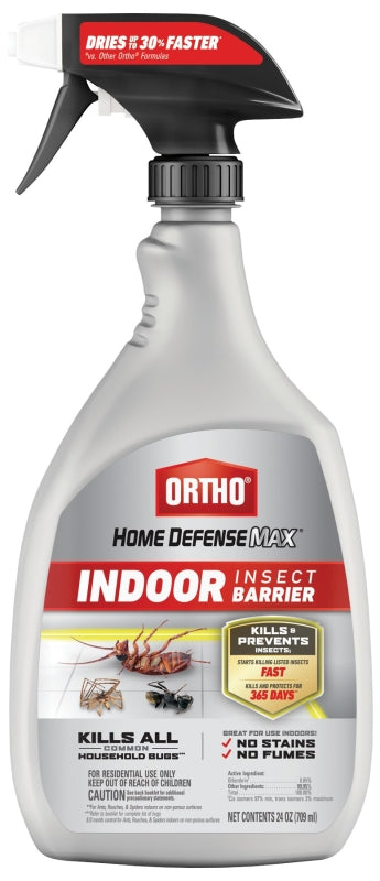 Ortho 4602510 Insect Barrier, Liquid, Spray Application, Around Doors, Bathrooms, Basements, Kitchens, Windows, Indoor