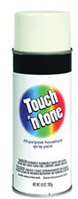 Touch 'N Tone 55274830 General-Purpose Spray Paint, Gloss, White, 10 oz Can