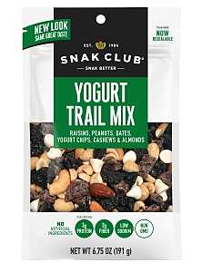 Snak Club CSU29455 Yogurt Trail Mix, 6.75 oz, Pack of 6