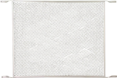 M-D 33282 Door Grill, 19 in W, 24 in H, Aluminum, Mill