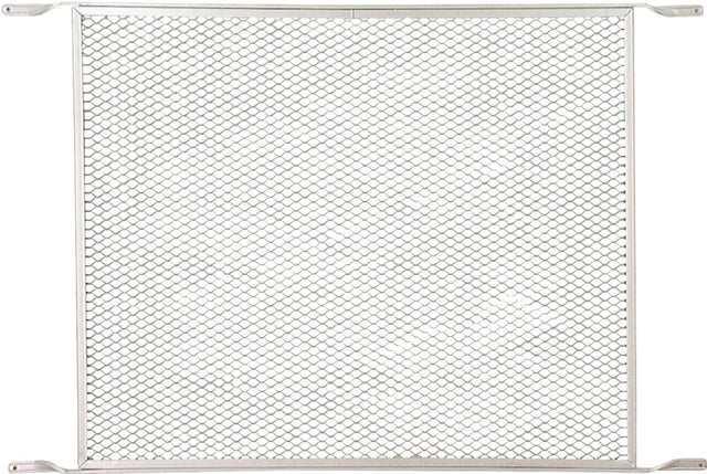 M-D 33282 Door Grill, 19 in W, 24 in H, Aluminum, Mill