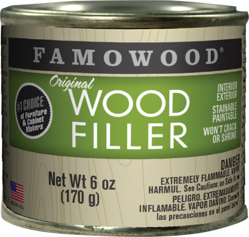 Famowood 36141100 Original Wood Filler, Paste, Alder, 6 oz Can