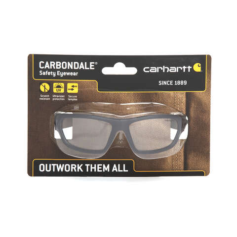 Carhartt Carbondale Anti-Fog Safety Glasses Clear Lens Black Frame 1 pc