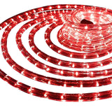 Hometown Holidays 1380-03 Rope Light, 18 ft L, 120 V, 144-Lamp, Red Light, LED Lamp