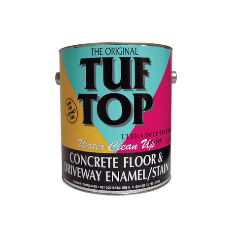 Tuf-Top Semi-Gloss Driftwood Water-Based Acrylic Latex Floor & Driveway Coating 1 gal, Pack of 4