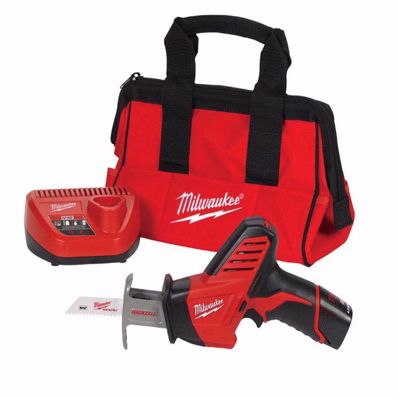 Milwaukee 12V M12 Cordless Brushed Reciprocating Saw Kit (Battery & Charger)