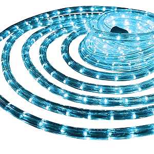 Hometown Holidays 1380-04 Rope Light, 18 ft L, 120 V, 144-Lamp, Blue Light, LED Lamp