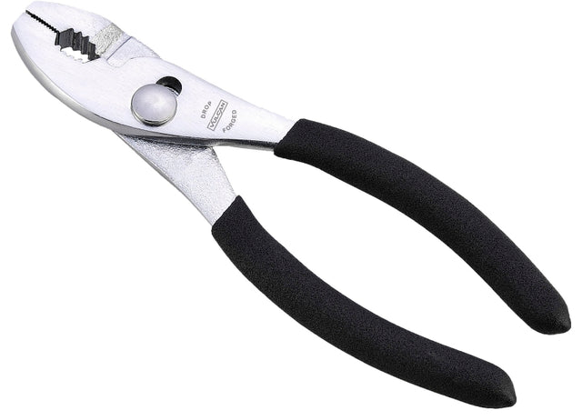 Vulcan JL-NP001 Slip Joint Plier, 6 in OAL, 1 in Jaw Opening, Black Handle, Non-Slip Handle, 1 in W Jaw, 7/8 in L Jaw, Pack of 40