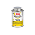 Oatey FlowGuard Gold 31910 1-Step All Weather Fast Set Cement, 4 oz Can, Liquid, Yellow