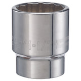 Craftsman 1-1/2 in. X 3/4 in. drive SAE 12 Point Standard Shallow Socket 1 pc
