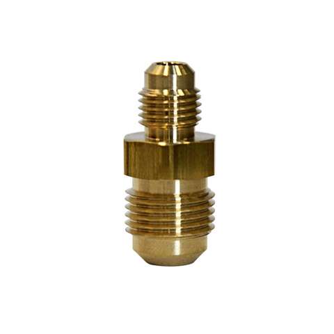 ATC 3/8 in. Flare X 1/4 in. D Flare Yellow Brass Reducing Union, Pack of 5