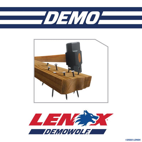 Lenox DEMOWOLF 6 in. Bi-Metal Reciprocating Saw Blade 6 TPI 2 pk
