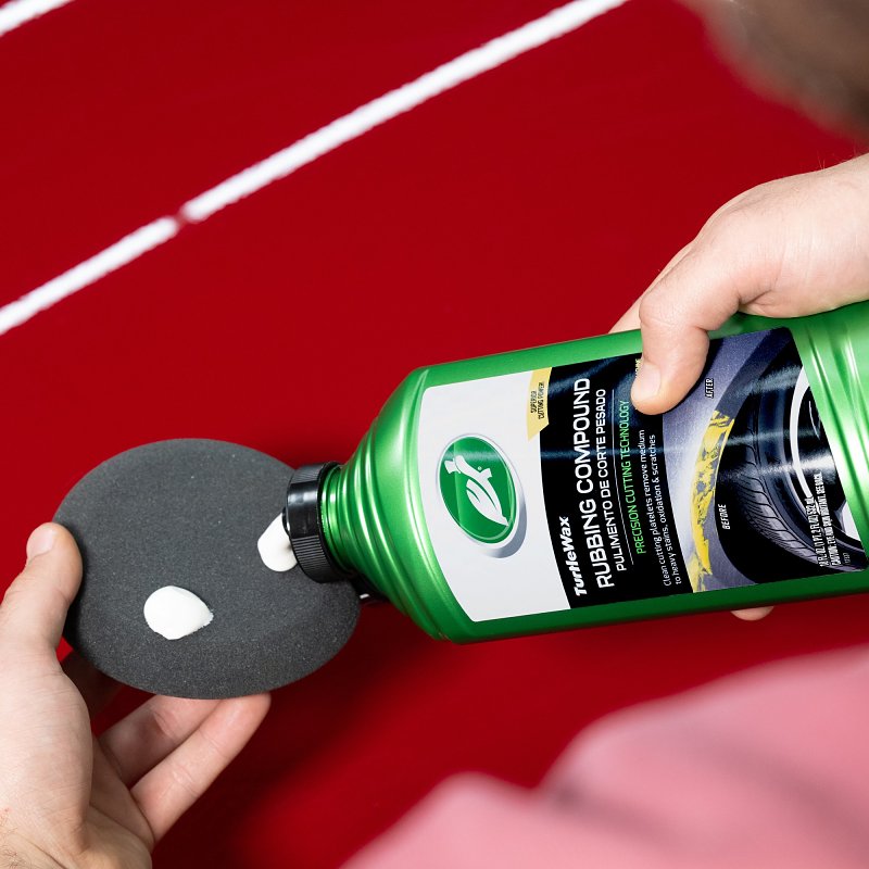 Turtle Wax T415 Rubbing Compound, 18 oz, Liquid, Fresh Leather