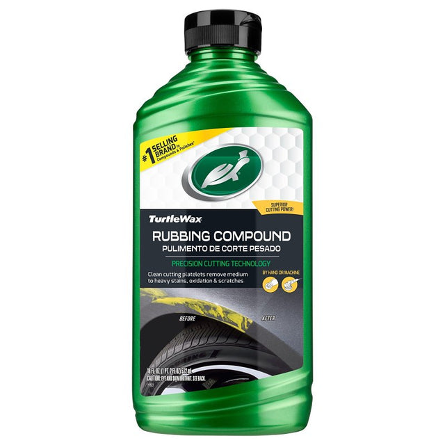 Turtle Wax T415 Rubbing Compound, 18 oz, Liquid, Fresh Leather