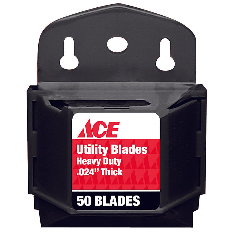 Ace Carbon Steel Heavy Duty Replacement Blade 50 pk