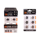 Diamond Visions 3-Volt Lithium Batteries 9 pk Carded, Pack of 24
