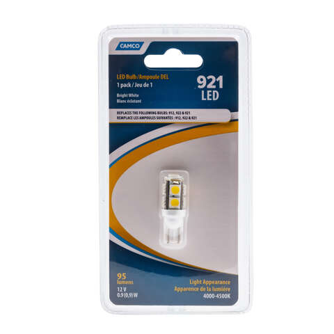 Camco LED Marker/Turn/Utility Automotive Bulb 921