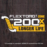 DeWalt FlexTorq Phillips #2 X 3-1/2 in. L Power Bit Steel 1 pc