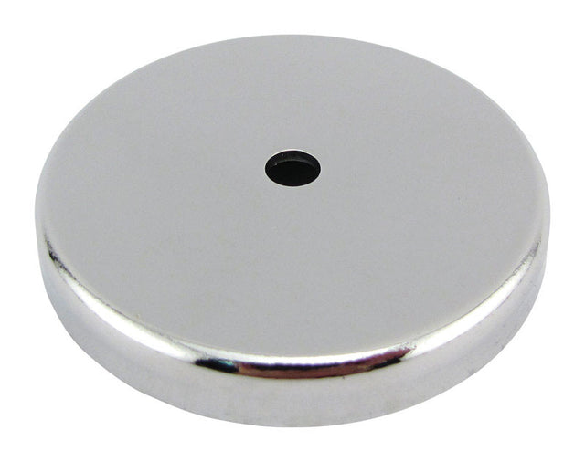 Magnet Source .375 in. L X 2.61 in. W Silver Round Base Magnet 65 lb. pull 1 pc