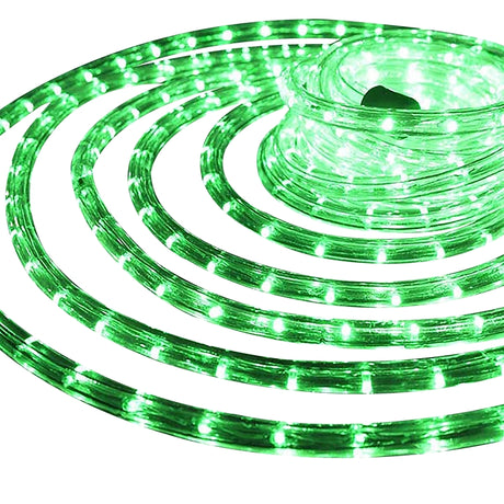 Hometown Holidays 1380-05 Rope Light, 18 ft L, 120 V, 144-Lamp, Green Light, LED Lamp