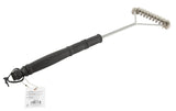 Omaha BBQ1011 Grill Brush, 6 in L Brush, Stainless Steel Bristle, Stainless Steel Bristle, Plastic Handle, 20-1/2 in L