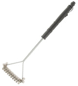 Omaha BBQ1011 Grill Brush, 6 in L Brush, Stainless Steel Bristle, Stainless Steel Bristle, Plastic Handle, 20-1/2 in L
