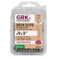 GRK Fasteners Deck Elite Series 30903 Deck Screw, 3 in L, Coarse Thread, Bugle Head, Torx Drive, 6-Point, 80