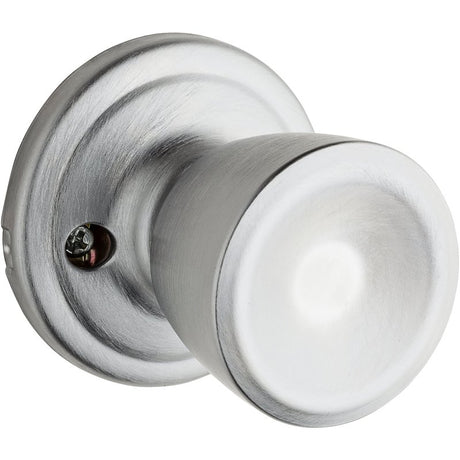 Kwikset Signature Series 750A 26D SMT Vestibule Door Knob, Reversible Hand, 2-11/16 in Projection, Satin Chrome, 2 Grade