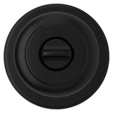 Kwikset 300CV 514 6AL RCS V1 Privacy Door Lock, Cove, Traditional Design, Knob Handle, Matte Black, Zinc, Turn Piece