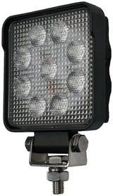 PM Great White Series V910-MV Square Work Light, 13.5/28 V, LED Lamp, White