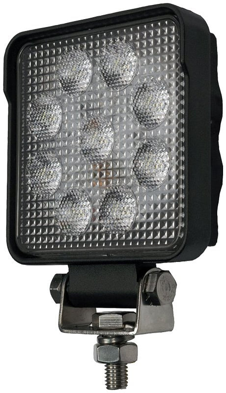 PM Great White Series V910-MV Square Work Light, 13.5/28 V, LED Lamp, White